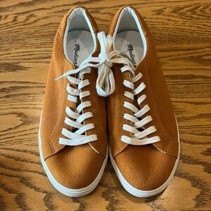 Madewell Gold Canvas Sneakers